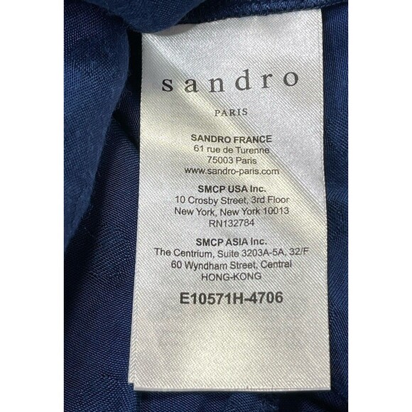 Sandro Sleeveless Blouse. Size: 1 Small - Picture 8 of 10